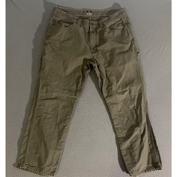 Ridgecut Toughwear Mens‎ Canvas Carpenter Pants Green Size 36x29 - Picture 1 of 6